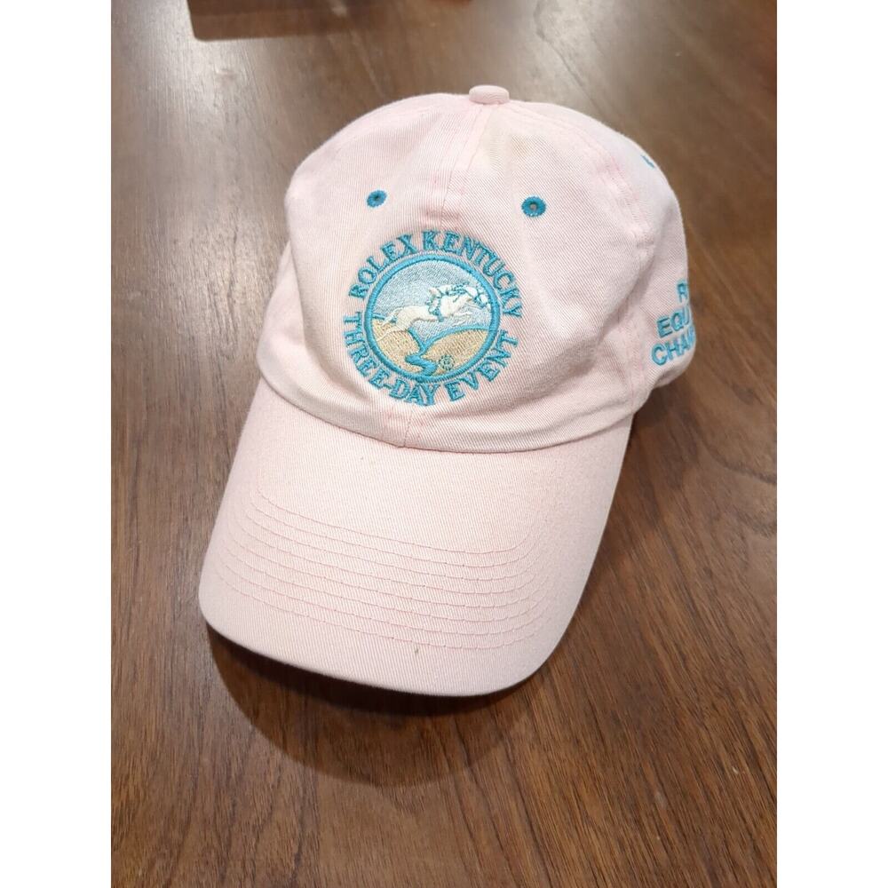 Rolex Pink and Teal Hat
